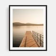 thumbnail image 1 of Lake Willoughby, Westmore 01 - Westmore Vermont Photography Lake Sunset Nature Scenic Minimalist Water Black Framed Wall Art Print 8 x 10 inches, 1 of 4