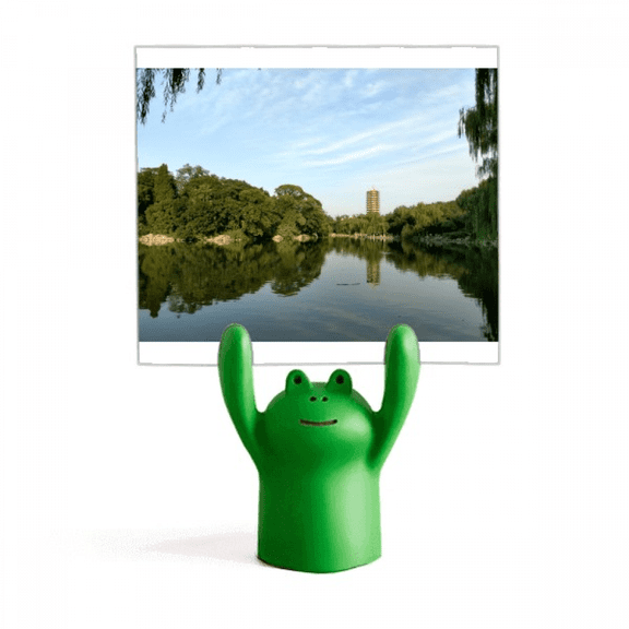 Lake Willw Tree Tower Art Deco Fashion Memo Holder Cartoon Animal Frog Stand Decoration