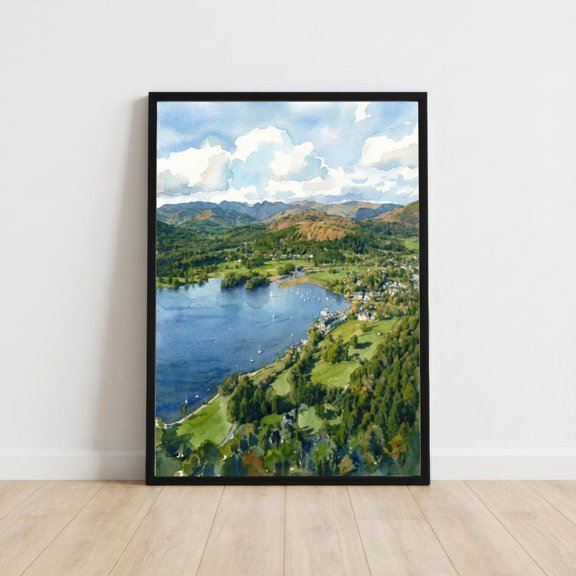 Lake Windermere Watercolour