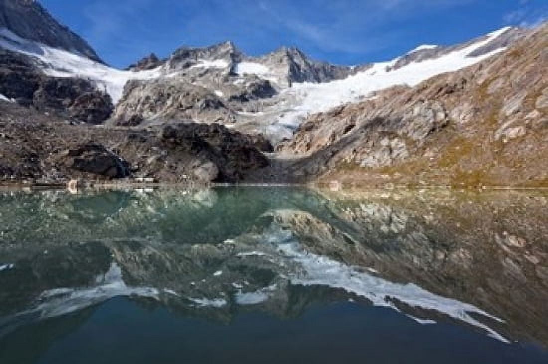Lake and Glacier Simonykees Canvas Art - Martin Zwick DanitaDelimont (36 x 24)