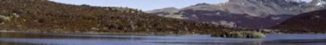 Lake with a mountain range in the background Argentine Glaciers National Park Santa Cruz Province Patagonia Argentina Canvas Art - Panoramic Images (22 x 4)