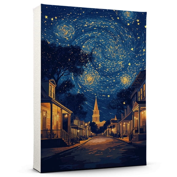 Lake of the Ozarks Travel Canvas Prints, Missouri Starry Night Travel decor, Lake of the Ozarks Map Poster, Missouri Travel Decor Artwork - 98AZ721