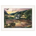 thumbnail image 1 of TrendyDecor4U Lakefront Camping II By Ed Wargo Framed Print ED414-226G, 1 of 3