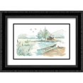 thumbnail image 1 of Lakehouse II on White 2x Matted 24x18 Black Ornate Framed Art Print by Tavoletti, Anne, 1 of 2
