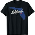 thumbnail image 1 of Lakeland Florida FL Map T-Shirt, 1 of 3