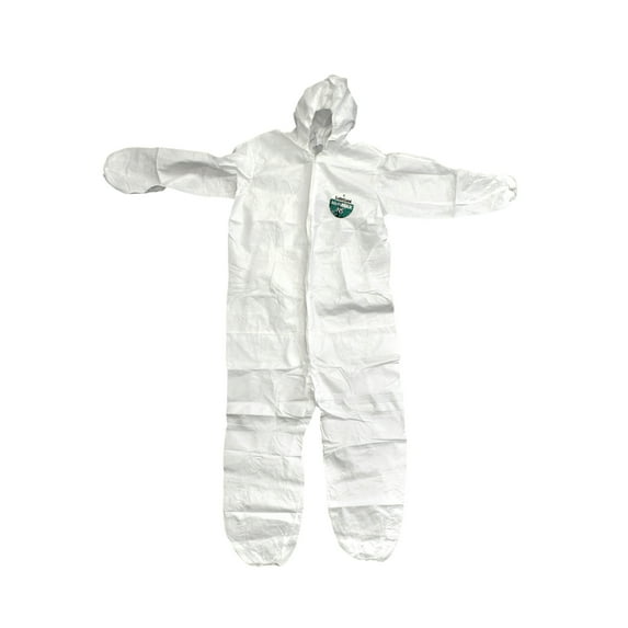 Lakeland MicroMax NS Microporous General Purpose Disposable Coverall with Hood, Elastic Cuff, 2X-Large, White (Case of 25)