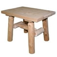thumbnail image 1 of Lakeland Mills Cedar Log End Table, 1 of 3