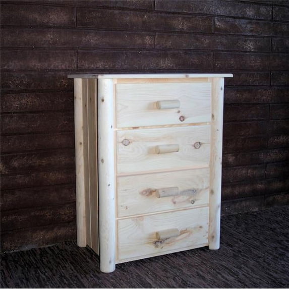Frontier 4 Drawer Chest - Unfinished
