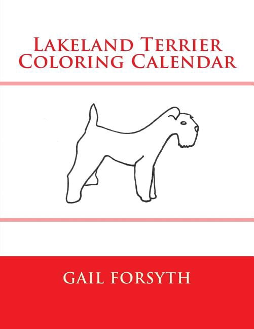 Lakeland Terrier Coloring Calendar, (Paperback)