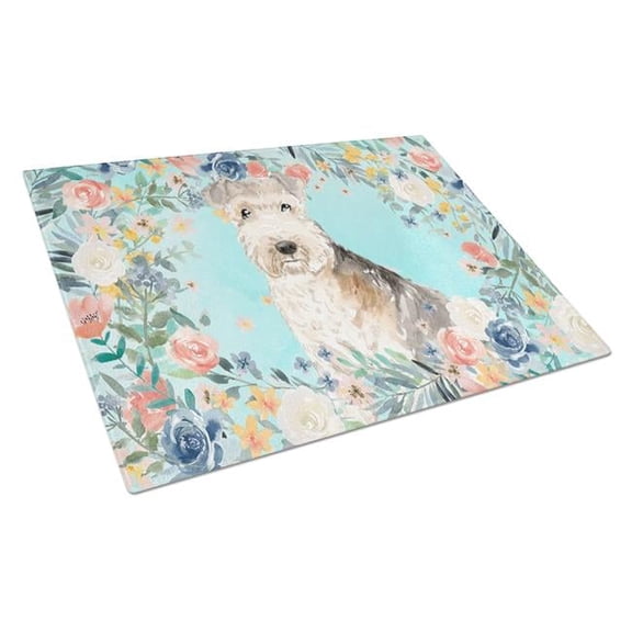 Lakeland Terrier Glass Cutting Board - Large