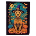 thumbnail image 1 of Lakeland Terrier Witchy Halloween House Flag 28 in x 40 in, 1 of 7