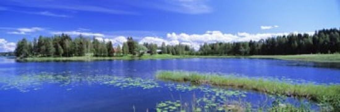 Lakelands Finland Canvas Art - Panoramic Images (18 x 6)