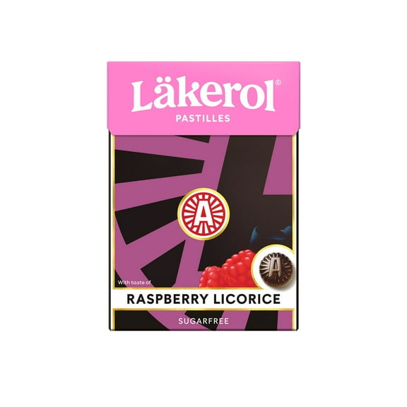 Lakerol Raspberry Licorice, 2.64 oz (Pack of 2)
