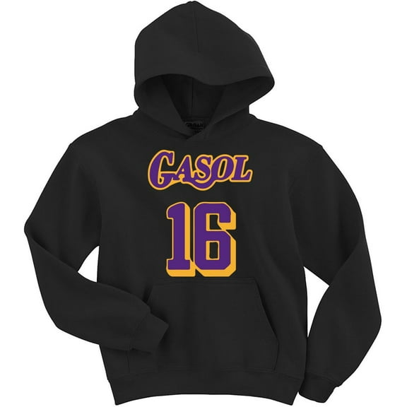 Lakers Pau Gasol Retirement Hooded Sweatshirt Hoodie