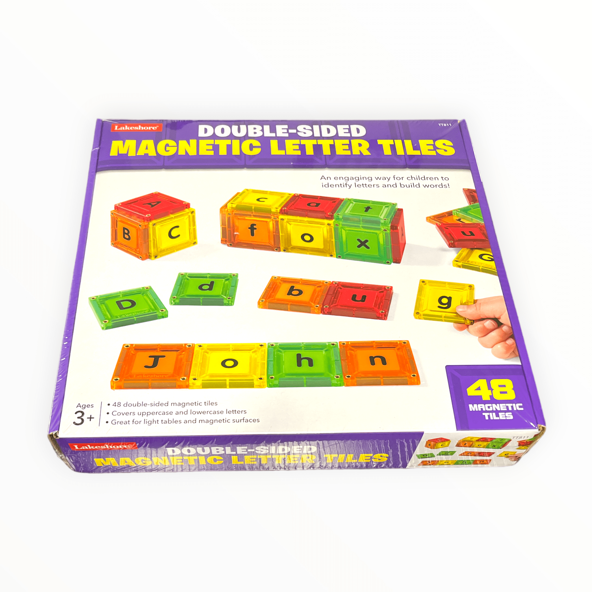 Lakeshore Double Sided Magnetic Letter Tiles Walmart