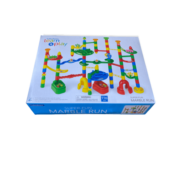 Lakeshore Super-Fun Marble Run for Boys and Girls Ages 4+