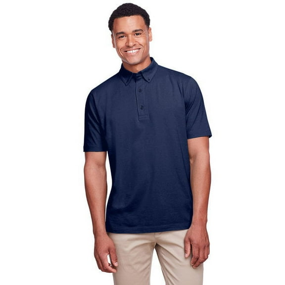Lakeshore UltraClub Men's Stretch Cotton Performance Polo 2XL Navy