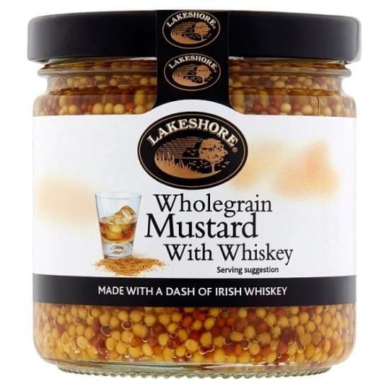 Lakeshore Wholegrain Mustard with Whiskey - 205g