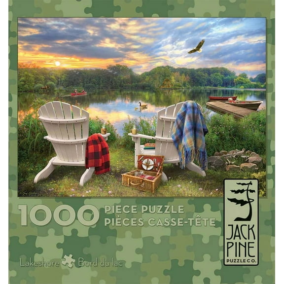 Jack Pine Puzzle - Lakeshore- 1000 Piece Jigsaw Puzzle