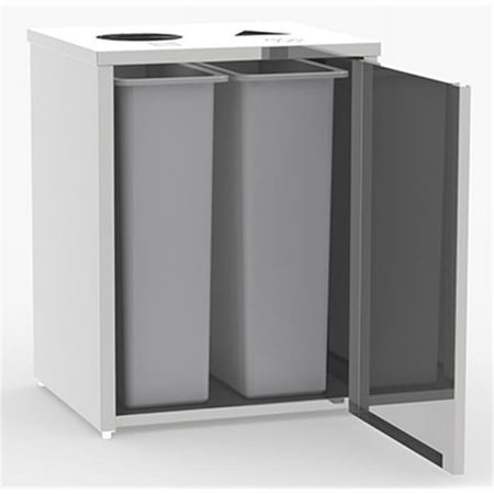 Lakeside 3312 Waste And Recyling Stations Stainless Steel
