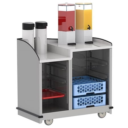 Lakeside 8706 Hydration Cart Full-Serve Stainless Steel