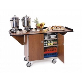 Lakeside Beverage Service Cart - Stainless Steel