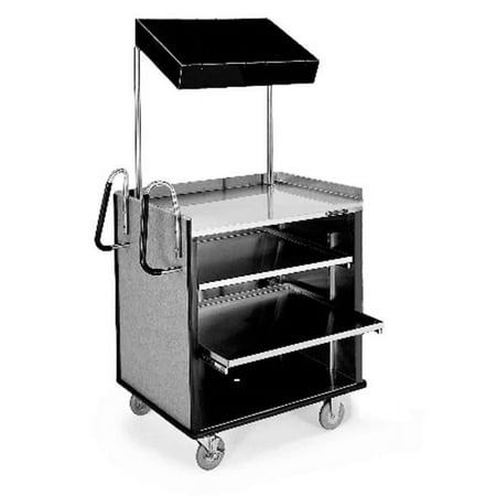 Lakeside Compact Mart Cart - Stainless Steel with Laminate