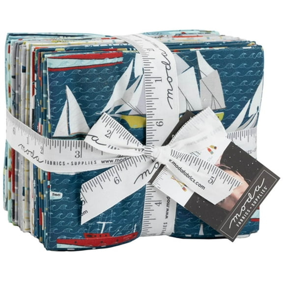 Lakeside Story Moda Fat Quarter Bundle - 23 18"x22" fat quarters by Mara Penny