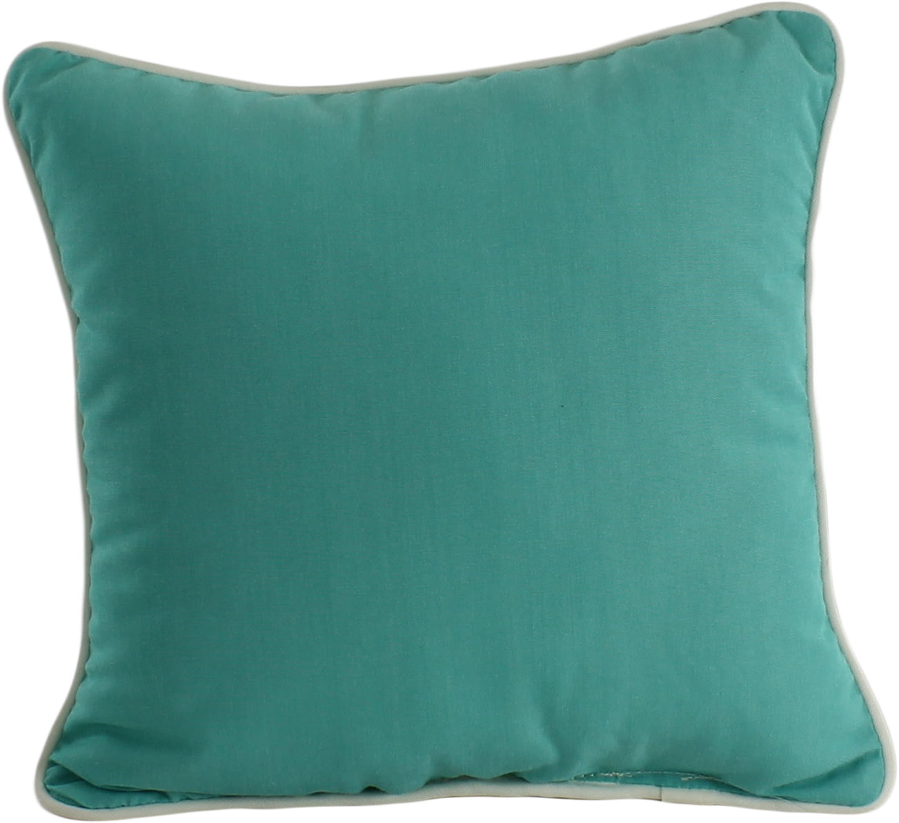 Lakeside Teal Canvas Outdoor Decorative Pillow