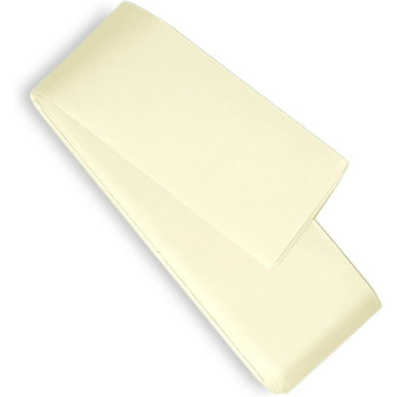 Lakesstory Maize Satin Blanket Binding Tape 2" x 4.75 Yards Single Fold Glossy Polyester Trim for Quilts, Blankets, Sewing, and Craft Projects