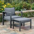 thumbnail image 1 of Lakeview 2-Pc Seat Set, Chair, Grey, Charcoal, 1 of 4