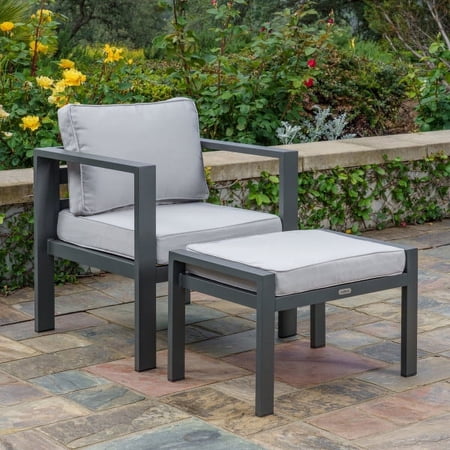 Lakeview 2-Pc Seat Set, Chair, Grey/Grey