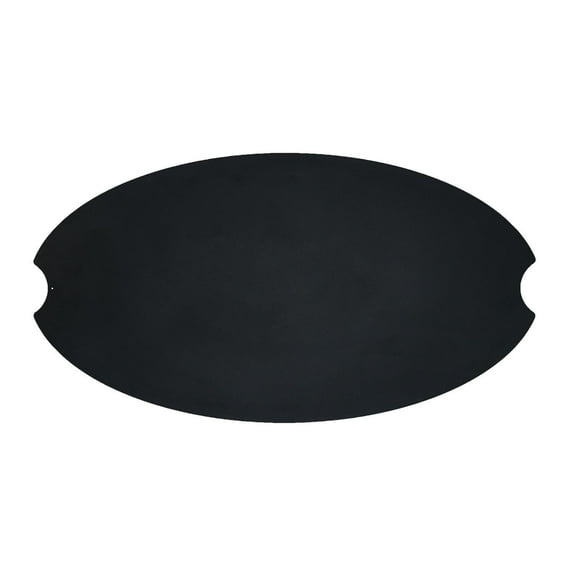 Lakeview Creekwood Oval Steel Lid For 48-Inch Fire Bowls- SC-591-BLK