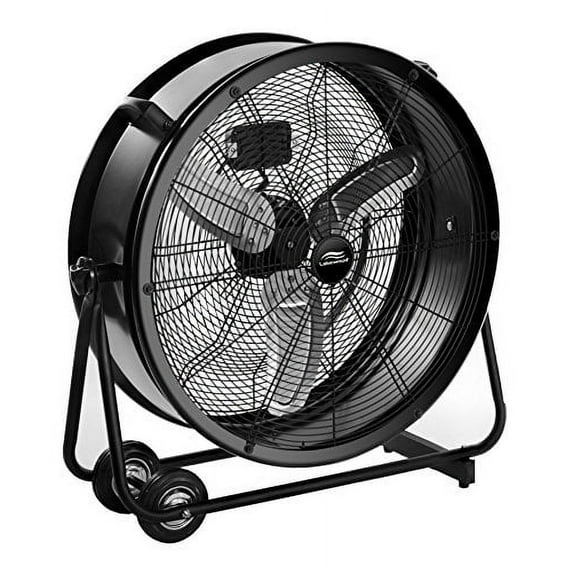 Lakewood 24-Inch Industrial Grade Drum Fan, LUF2402A-BM