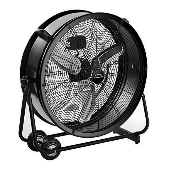 Lakewood 24-Inch Industrial Grade Drum Fan, LUF2402A-BM