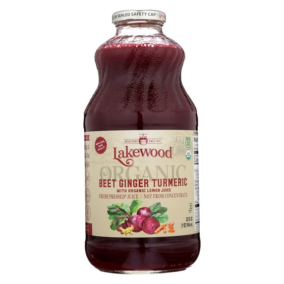 Lakewood Organic Beet Ginger Turmeric Juice, 32 fl oz