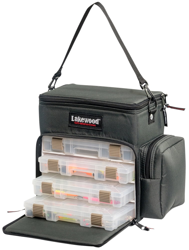 Lakewood Fishing Gray Mini Magnum Tackle Box With Trays Holds