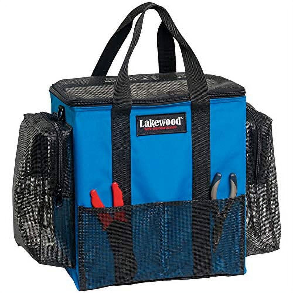 Lakewood Fishing Medium Blue Saltwater Case Tackle Box Adjustable Lure Dividers