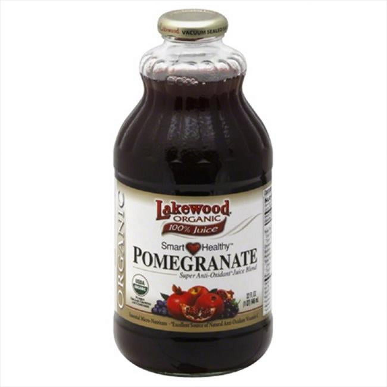 Pom Wonderful 100 Percent Pomegranate Juice, 16 Ounce -- 6 per case.