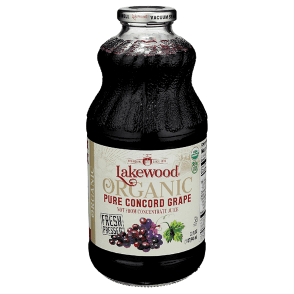 Lakewood Organic Concord Grape Juice 32 fl oz - Pack of 3