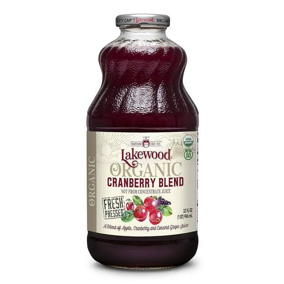 Lakewood Organic Juice Blend Fresh Pressed Cranberry 32 fl oz