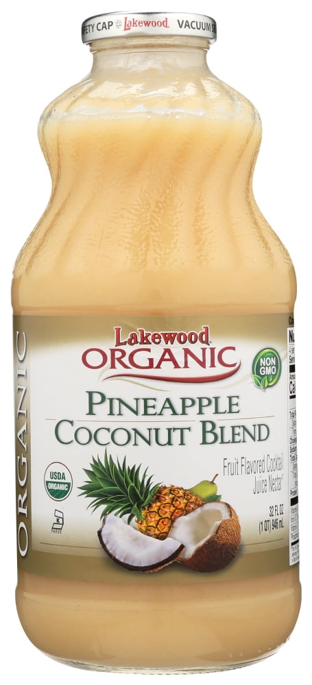 Lakewood Organic Juice Pineapple Coconut Blend, 32 fl oz
