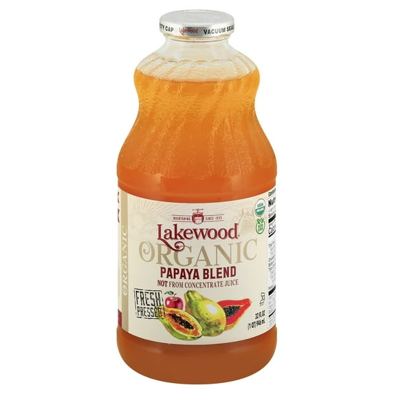 Lakewood Organic Papaya Juice 32 oz (Pack Of 6)