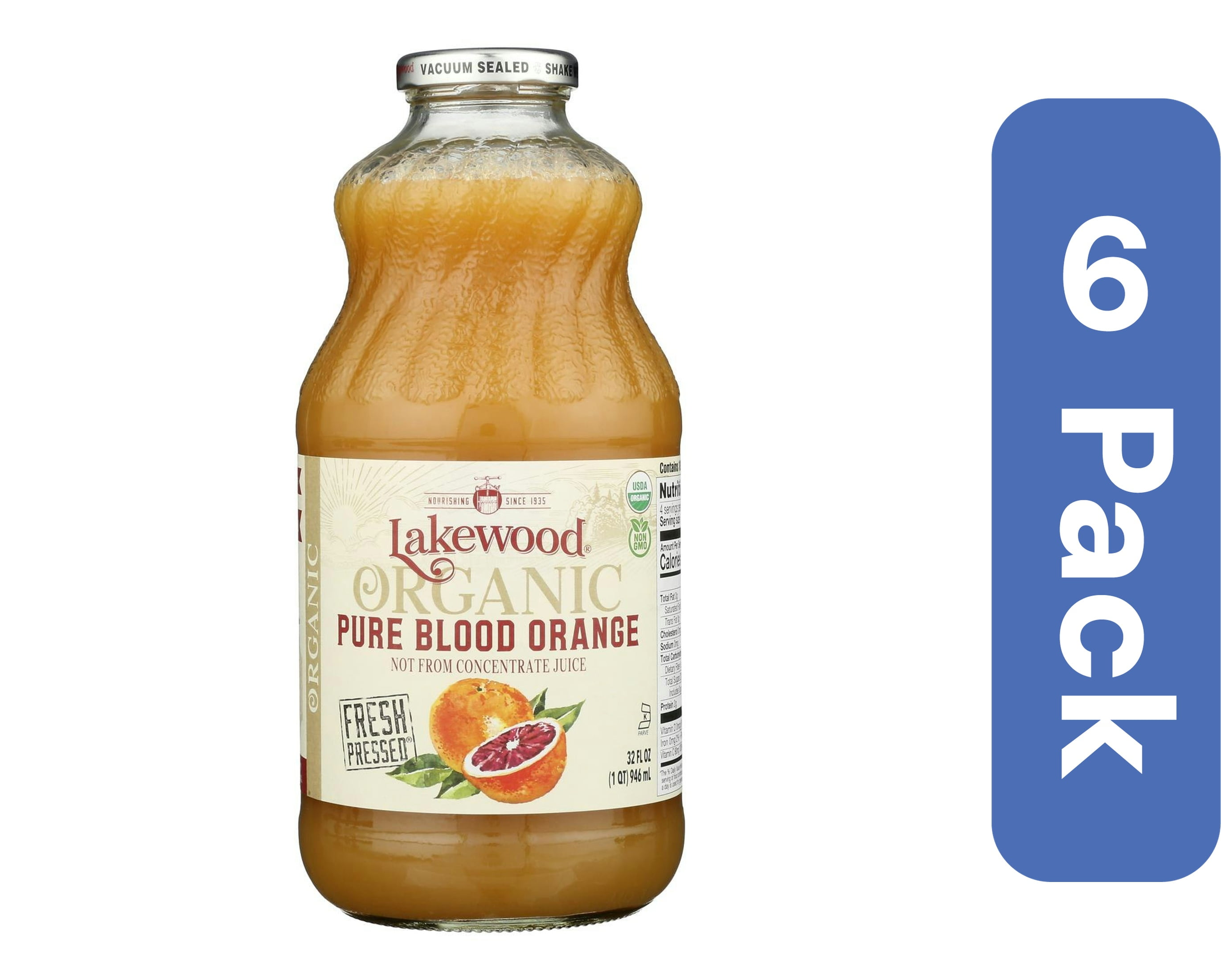 Lakewood Carrot Ginger Turmeric 32 oz (Pack Of 6) - Walmart.com