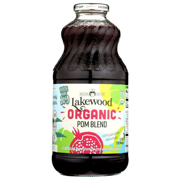 Lakewood Organic Pure Fruit Pomegranate Blend, 32 Fl Oz