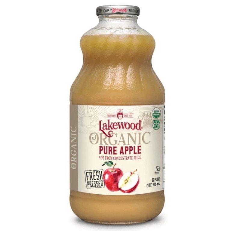 Lakewood Organic Pure Juice Apple 32 fl oz - Walmart.com