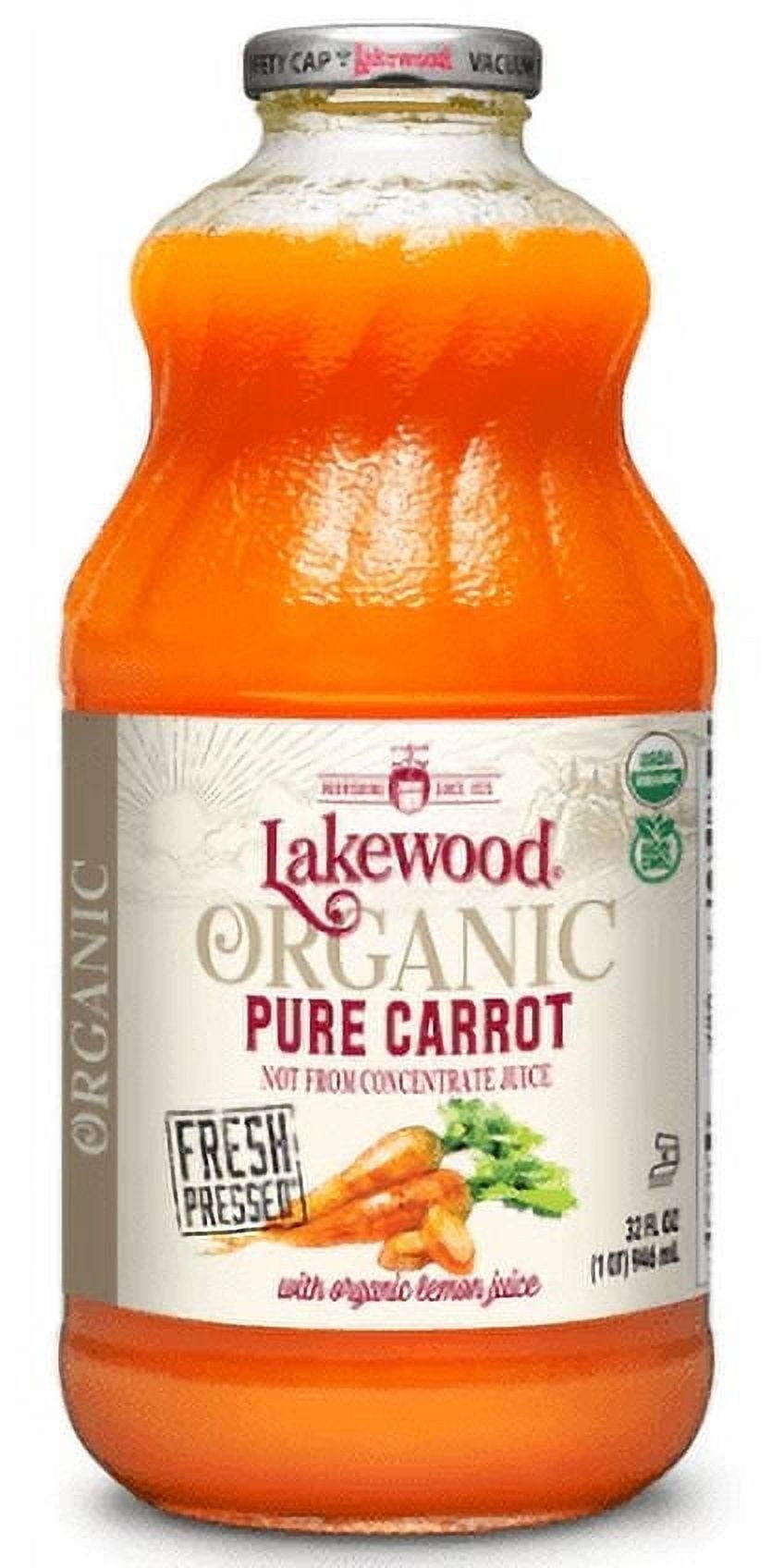 Lakewood Organic Pure Juice Fresh Pressed Carrot 32 fl oz