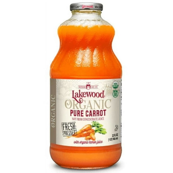 Lakewood Organic Pure Juice Fresh Pressed Carrot 32 fl oz