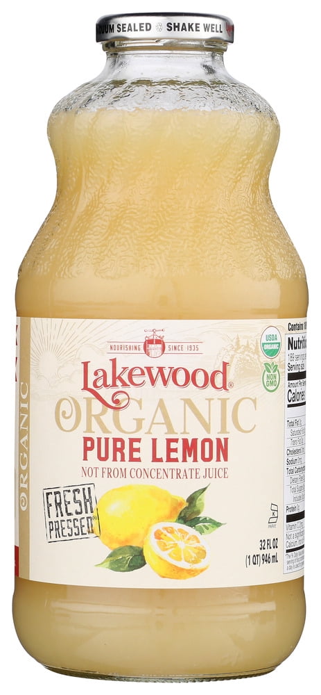 Lakewood Organic Pure Lemon Juice, 32 fl oz