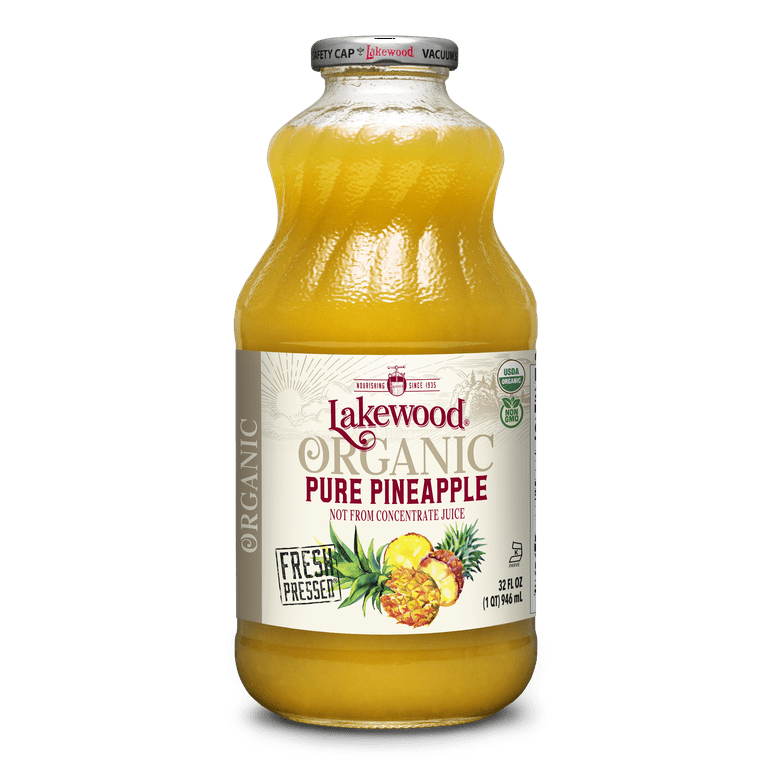Lakewood Organics Pure Pineapple Not From Concentrate 100% Juice
